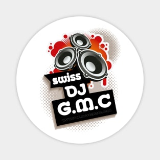 DJG.M.C-Swiss DJ Logo Magnet